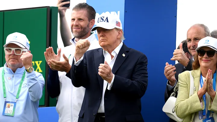 Donald trump irish open doonbeg